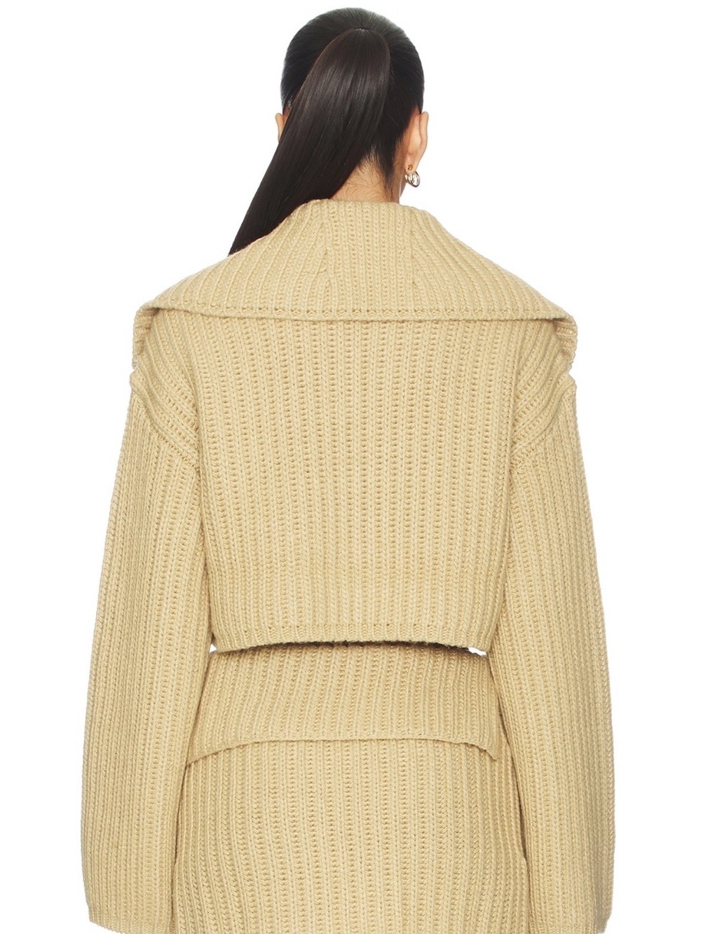 Lovers + Friends Cropped Rib-Knit Cardigan - Picture 3 of 8
